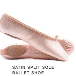 Satin Split Sole Ballet Shoe